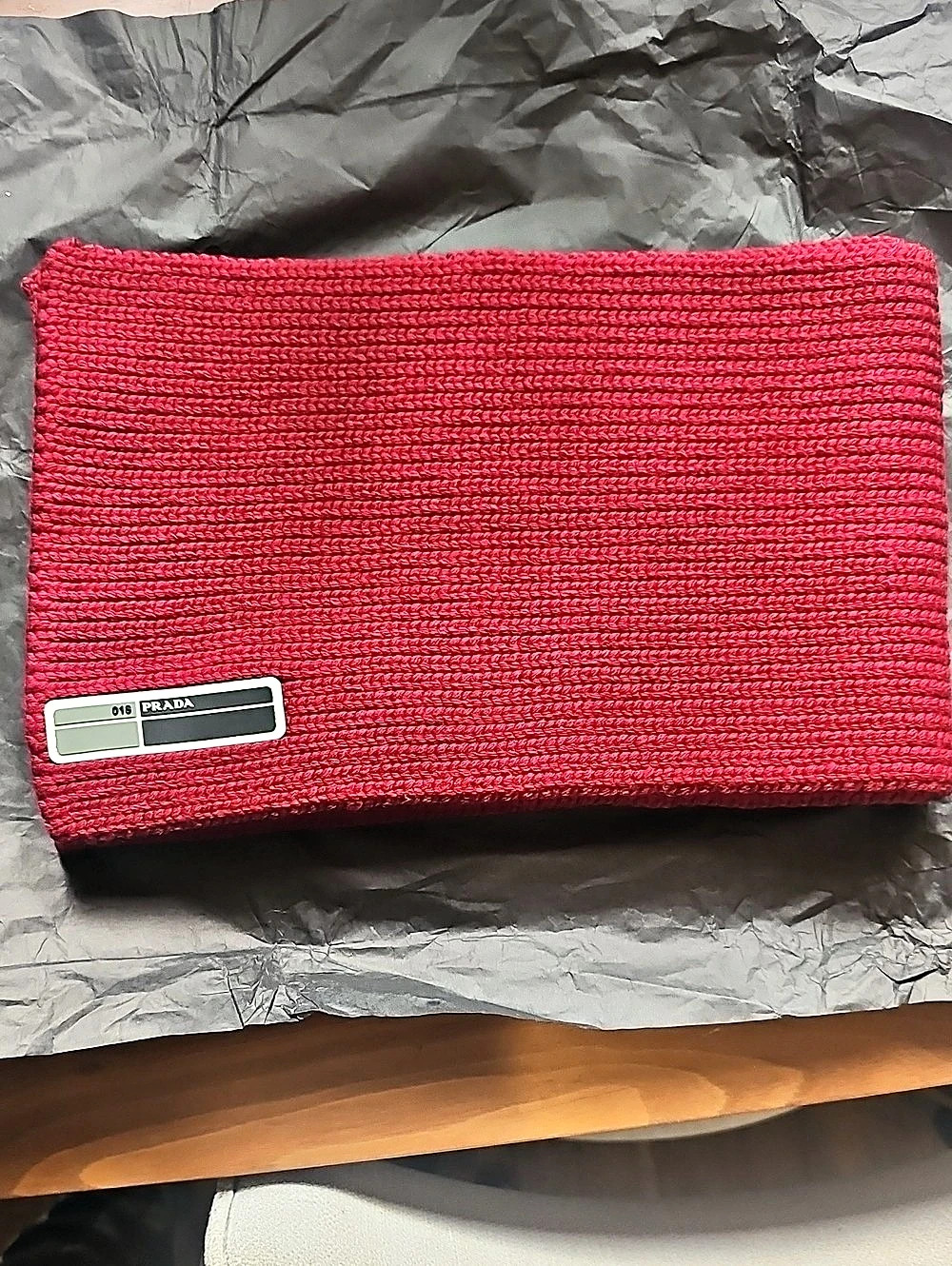 Prada Linea Rossa Knit Scarf